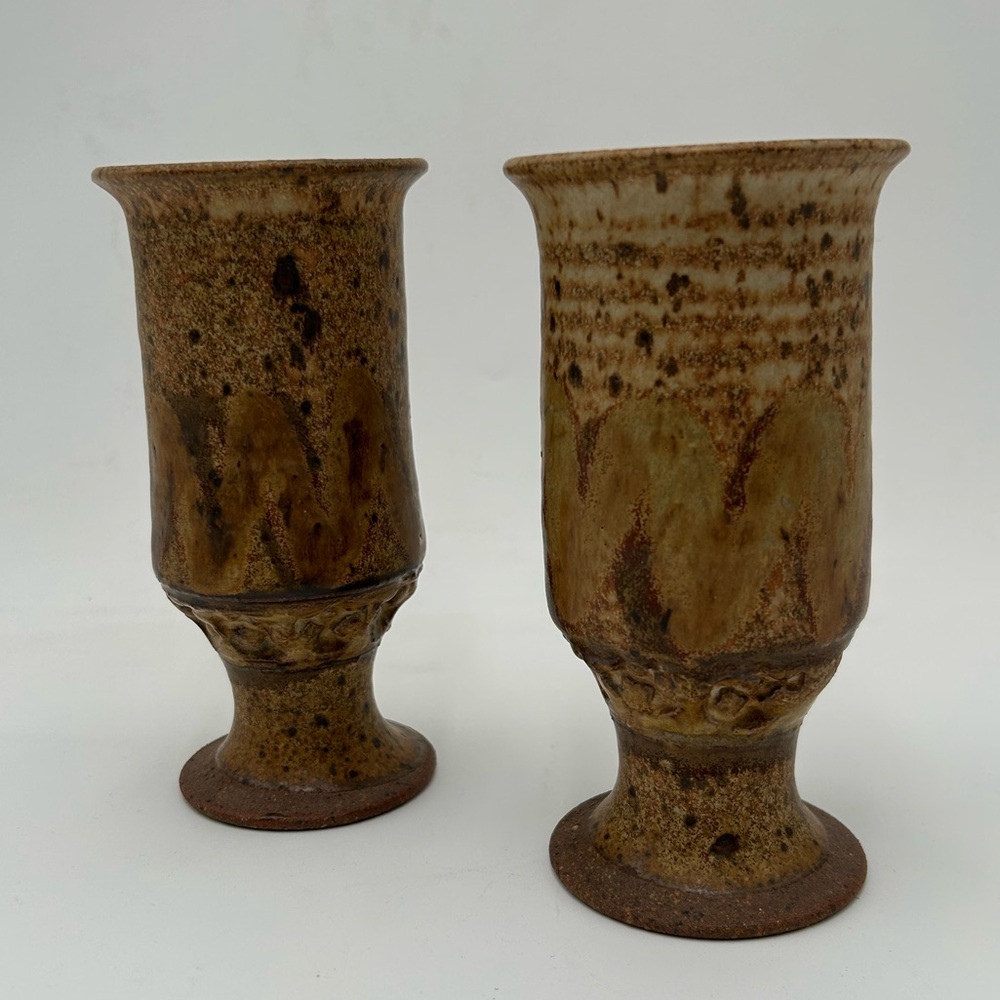 Vintage Stone Goblets